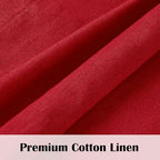 FRAMICS Farmhouse Cotton Linen Curtains - Image 6
