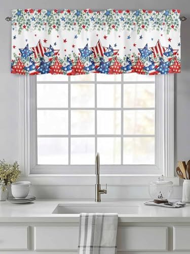 4th of July Kitchen Curtains Valances - Image 2