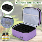 LUXJA Double-Layer Essential Oil Carrying Case Holds 30 Bottles - Image 4