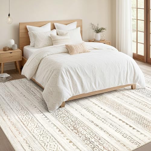 Nakagishi Boho 5x7 Area Rug Living Room Rugs Machine Washable Colorful - Image 5