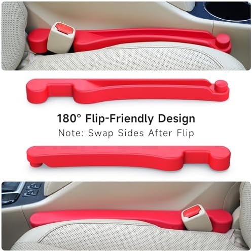 Givifive Car Seat Gap Filler Organizer 2Pack Soft Foam 3IN1 Multifunctional - Image 6