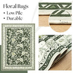 BILEEHOME Olive Green Area Rugs - Image 7