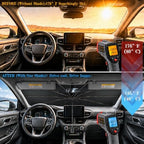 Car Windshield Sun Shade Umbrella, Univeral Fit Mid-Large Sedan & SUV - Image 2