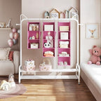 YOUDENOVA Hanging Closet Organizer and Storage, Light Pink - Image 5