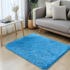 OLANLY 3x5 Machine Washable Small Bedside Rug, Soft Fluffy Shaggy Rugs - Image 3