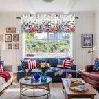 4th of July Kitchen Curtains Valances - Image 4