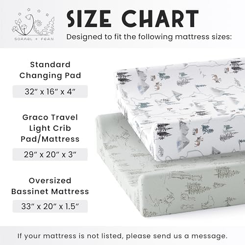 Sorrel + Fern Baby Changing Pad Cover - Image 6