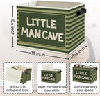 Little Man Cave Boys Storage Bins Box - Image 6