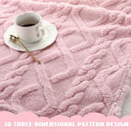 VitalCozy 4 Pcs Fleece Baby Blankets 3D Plush Soft Newborn - Image 3