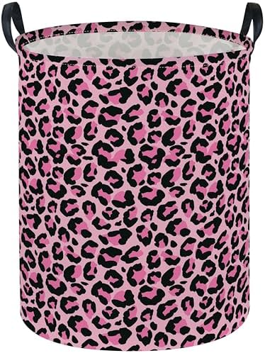 ESSME Laundry Basket, Leopard Print Hamper, Gift Baskets by ESSME