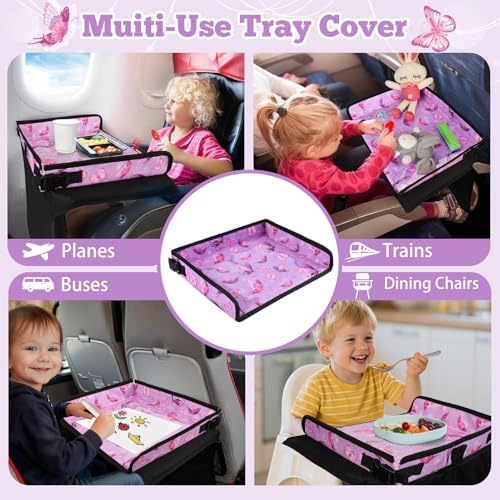 Airplane Tray Table Cover for Kids Organizer - Image 7