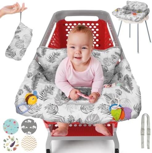 PILLANI Shopping Cart Cover for Baby, High Chair Cover for Restaurant Seat by Pillani