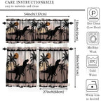 Dinosaur Wooden Kids Valance Curtains, Kids Boys Bedroom Nursery Room Window - Image 5