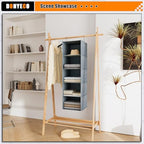 Hanging Closet Organizer 5-Shelf, Oxford Fabric Wardrobe Storage - Image 2