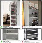 over the door organizer, Solid Bamboo Board 6-Tier Heavy Duty 75LB, 12 Side - Image 6