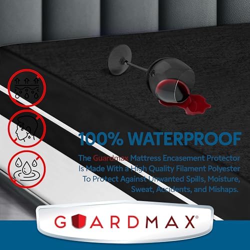 Guardmax Twin XL Mattress Encasement Zippered, 100% Waterproof Mattress - Image 5