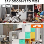 ShellKingdom Storage Bins, Foldable Fabric Storage Cubes And Cloth Storage - Image 5