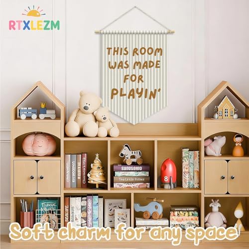 RTXLEZM Playroom Decor Banner, This Room Was Made - Image 2