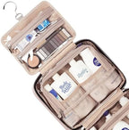NISHEL Travel Toiletry Bag for women, Portable Hanging makeup Organizer - Image 4