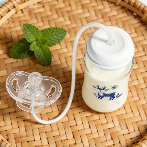 2pcs Kids Bottle Holder Hands Free, Silicone Anti Colic Bottle Feeder - Image 2