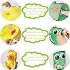 2 Pack Mesh Bath Toy Organizer, Anberky Cute Duck & Dinosaur Bath Toy Storage - Image 5
