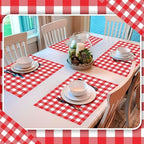 Lincia 100 Pcs Checkered Paper Placemats, 11 x 17 Inch - Image 4