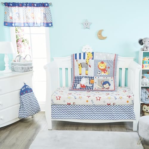 EVERYDAY KIDS 4 Piece Boys Crib Bedding Set by EVERYDAYKIDS