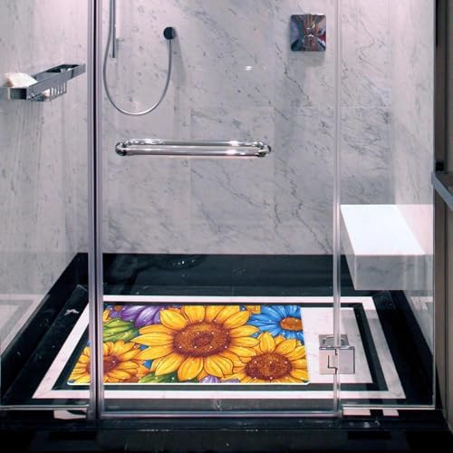 Non Slip Shower Mat Bathtub Mat 15.1x26.8 Inch, Quick Dry Bath Mat - Image 6