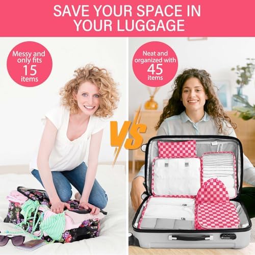 KPX 8 Set Packing Cubes for Travel, Luggage Packing Organizers Accessories - Image 5