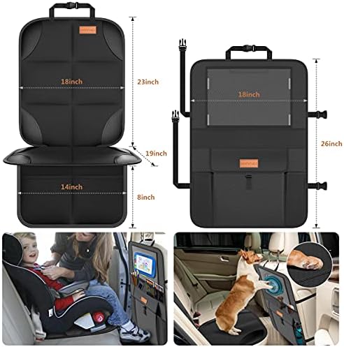 SMART ELF Backing Backseat Car Organizer Kick Mat - Image 3
