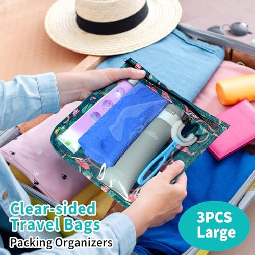 HIONXMGA Set of 3 Diaper Bag Organizing Pouches, Space-Saving, 3 Large Size - Image 3