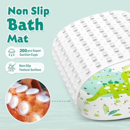 XIYUNTE Bath Mat for Tub Non Slip Bathtub Mat Non Slip 40x16 Baby Bath Mat - Image 3