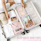 5PCS Diaper Bag Organizer Pouch Set, TSA Approved Toiletry Bag, Waterproof TPU - Image 5