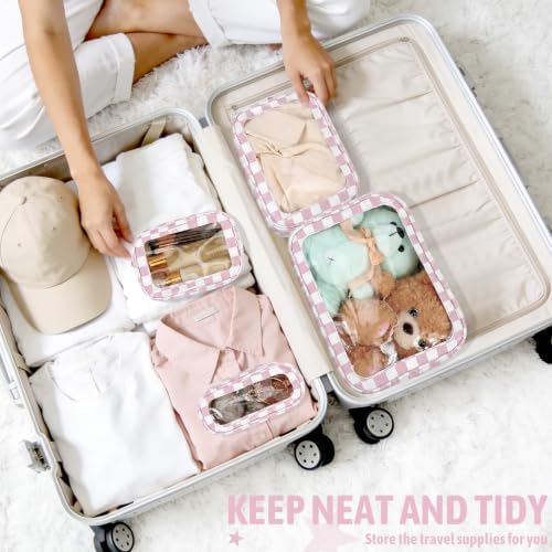 5PCS Diaper Bag Organizer Pouch Set, TSA Approved Toiletry Bag, Waterproof TPU - Image 5