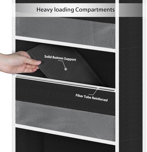 Univivi Fabric Over Door Hanging Organizer - Image 5