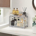 SONGMICS 2-Tier Pull Out Cabinet Organizers, Under Sink Organizer, Bathroom - Image 4