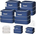 Comforter Storage Bag - 110L Large Capacity Blanket Storage Bags Ultra Space by EasortmPackingCubes