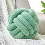 Uvvyui Knot Pillow Ball, Soft Home Decorative Pillows, Round Throw Pillow by Uvvyui