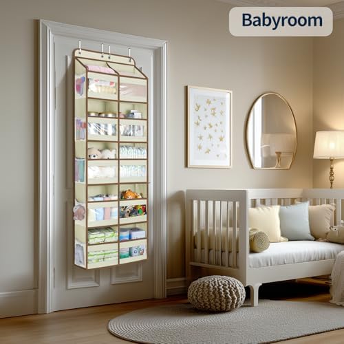 Yecaye 5-Tier Over The Door Organizer Dual-Column, 80lbs Load Over the Door - Image 6