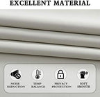 DONREN Light Gray Valance - Image 3
