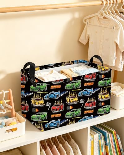 Essme Rectangular Kids Baskets, Car Storage Box, Cute Basket - Image 3