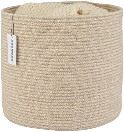 XUANGUO Cotton Rope Basket For Girls Boys Kids 16”X14” by XUANGUO