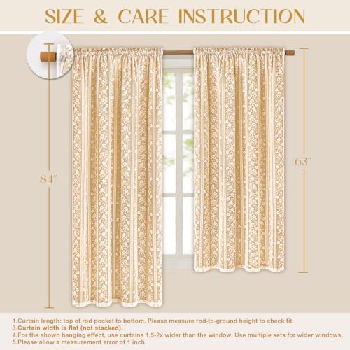 ASPMIZ Linen Curtains for Living Room Double Layer Curtains - Image 6