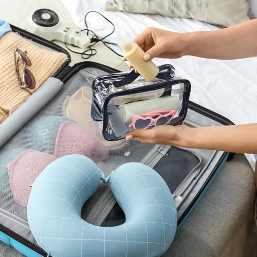 Hillban 6 Pcs Large Clear Packing Cubes - Image 5