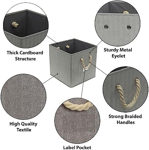 Simple Houseware 13-Inch Cube Storage Bin - Image 3