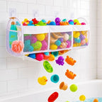 Bath Toy Storage, 3 Compartment Horizontal Large Openings by Unknown