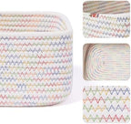 MiniArk Small Storage Baskets for Organizing | Closet Organizer Bins | Shelf - Image 2