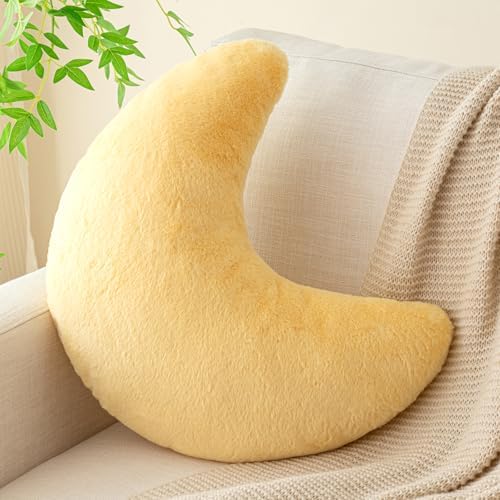 Moon Pillow, Decorative Throw Pillows by Znhinery