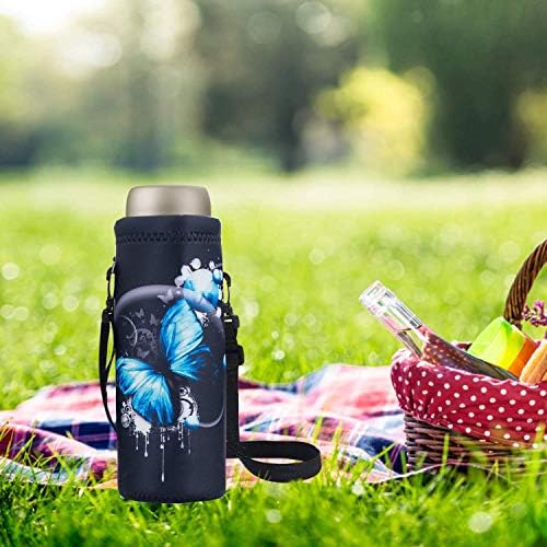 AUPET Water Bottle Bag Carrier, 24oz/32oz Insulated Neoprene bottle Sling - Image 5