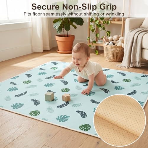 Basumee Splat Mat for Under High Chair, Waterproof & Mess-Proof Floor Mat - Image 4